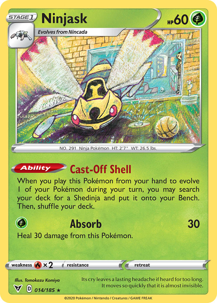 Ninjask - Vivid Voltage (Rare) [14] Kortspil
