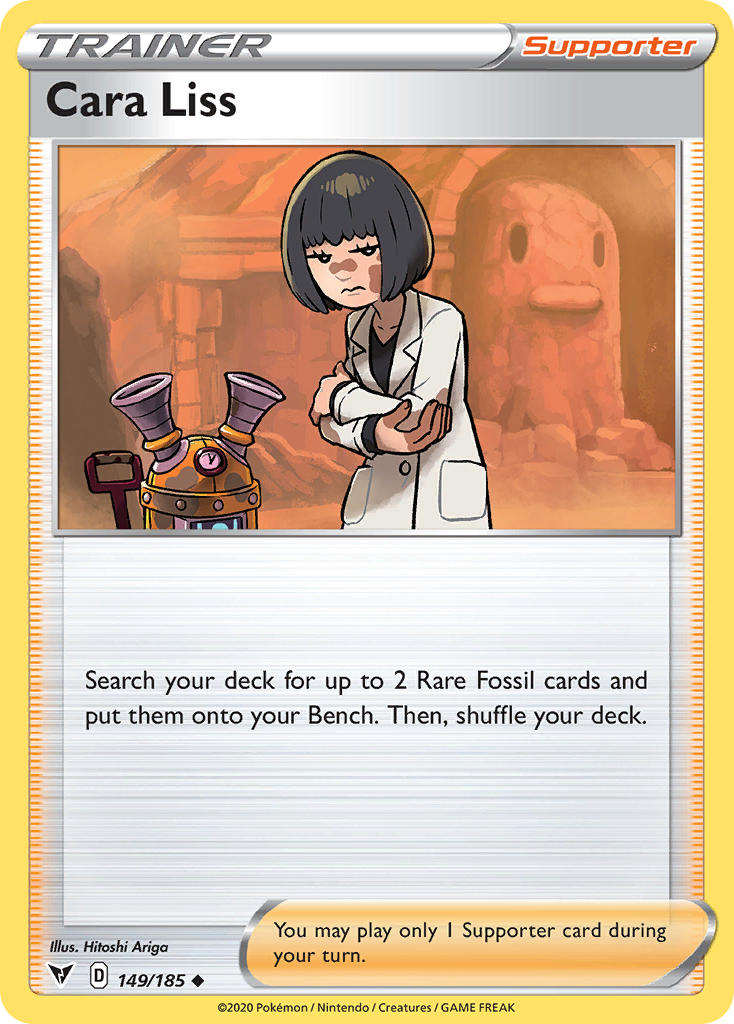 Cara Liss⁣ - Vivid Voltage⁣ (Uncommon)⁣ [149] English / Near Mint / Reverse-Holo Normal