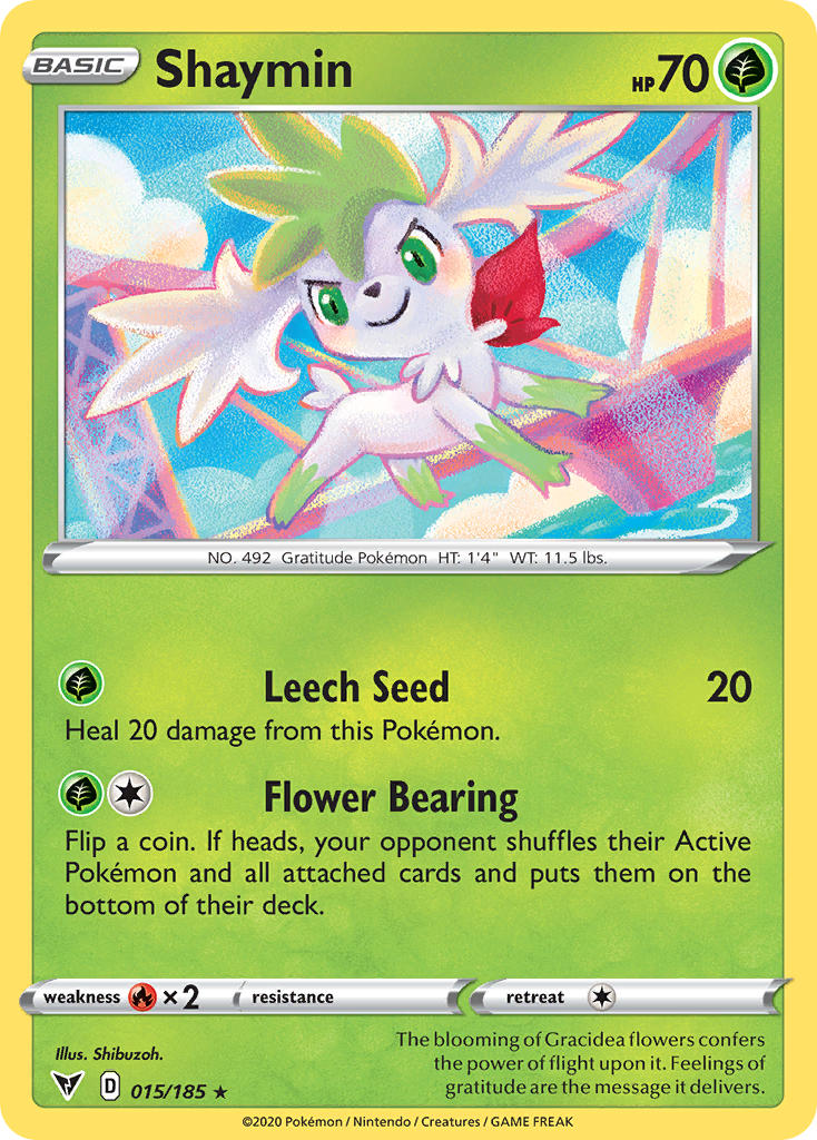 Shaymin - Vivid Voltage (Holo Rare) [15] Kortspil