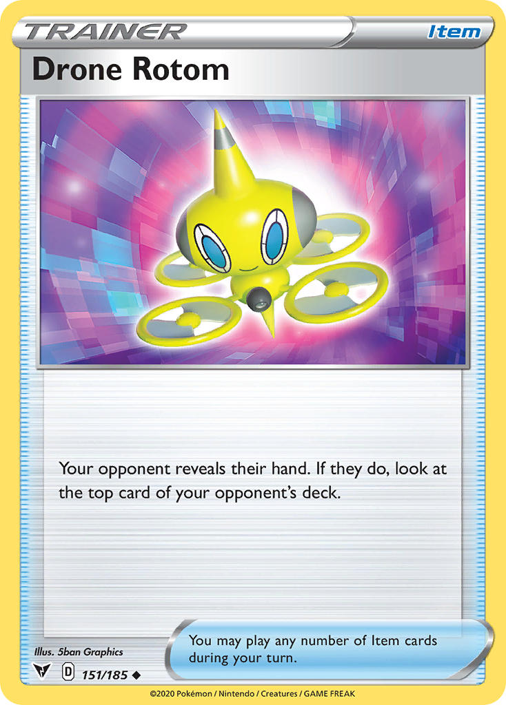 Drone Rotom⁣ - Vivid Voltage⁣ (Uncommon)⁣ [151] English / Near Mint / Reverse-Holo Normal