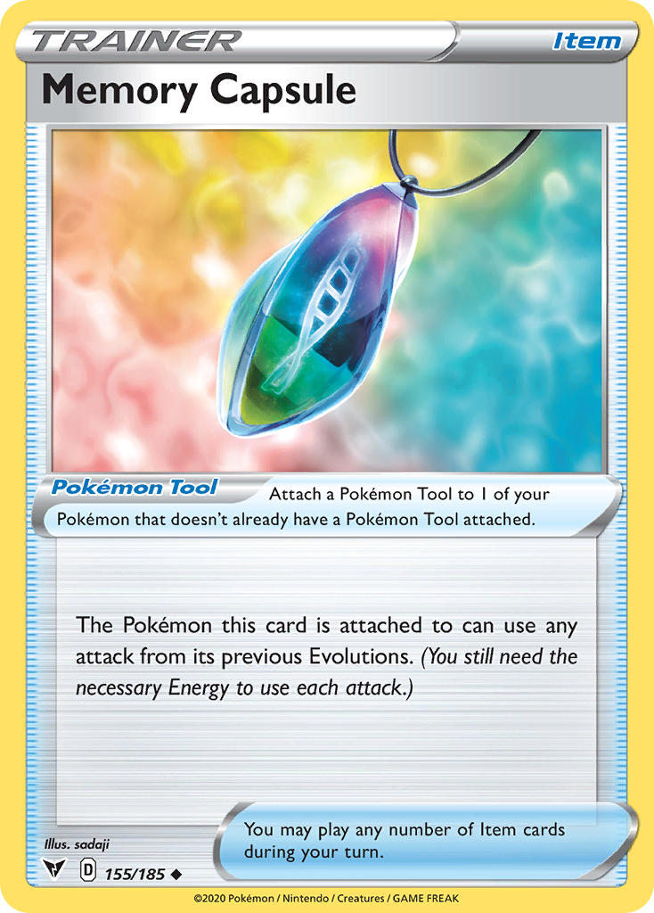 Memory Capsule⁣ - Vivid Voltage⁣ (Uncommon)⁣ [155] English / Near Mint / Reverse-Holo Normal