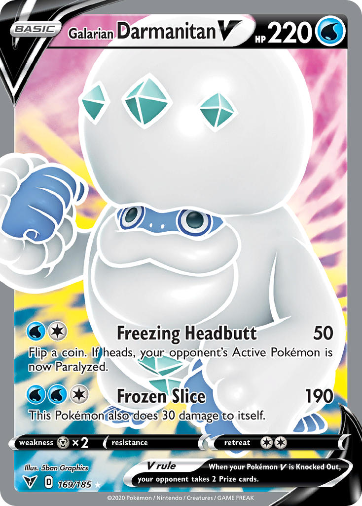 Galarian Darmanitan V⁣ - Vivid Voltage⁣ (Ultra Rare)⁣ [169] English / Near Mint / Normal