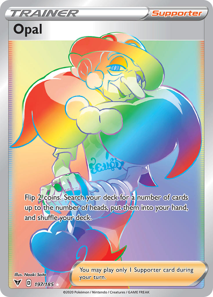 Opal⁣ - Vivid Voltage⁣ (Secret Rare)⁣ [197] English / Near Mint / Normal