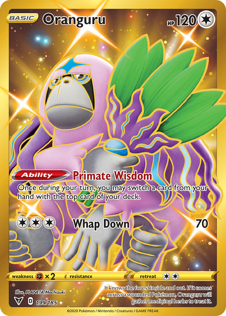 Oranguru⁣ - Vivid Voltage⁣ (Secret Rare)⁣ [199] English / Excellent / Normal