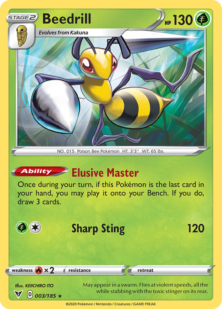 Beedrill - Vivid Voltage (Rare) [3] Kortspil