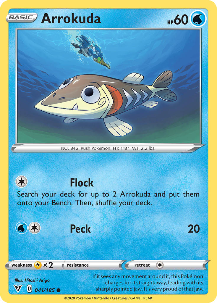 Arrokuda⁣ - Vivid Voltage⁣ (Common)⁣ [41] English / Near Mint / Normal