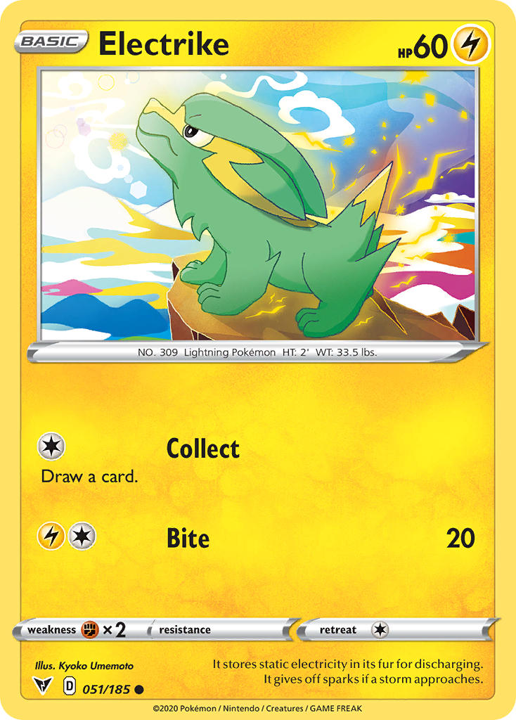 Electrike⁣ - Vivid Voltage⁣ (Common)⁣ [51] English / Near Mint / Reverse-Holo Normal