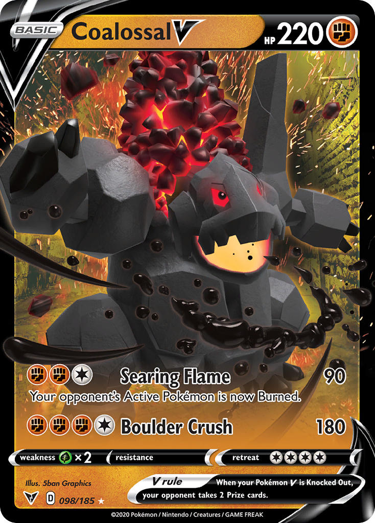 Coalossal V⁣ - Vivid Voltage⁣ (Ultra Rare)⁣ [98] English / Near Mint / Normal