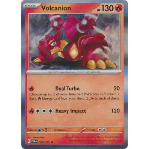 Volcanion - Holo - 022/182 - Enkeltkort