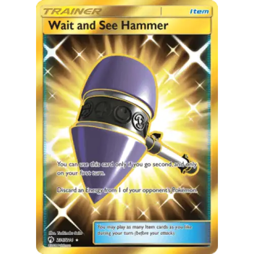 Wait and See Hammer - Gold - 236/214 - Enkeltkort