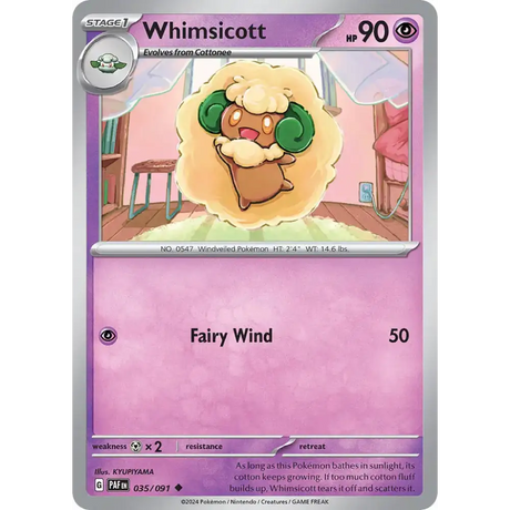 Whimsicott - 035/091 - Enkeltkort