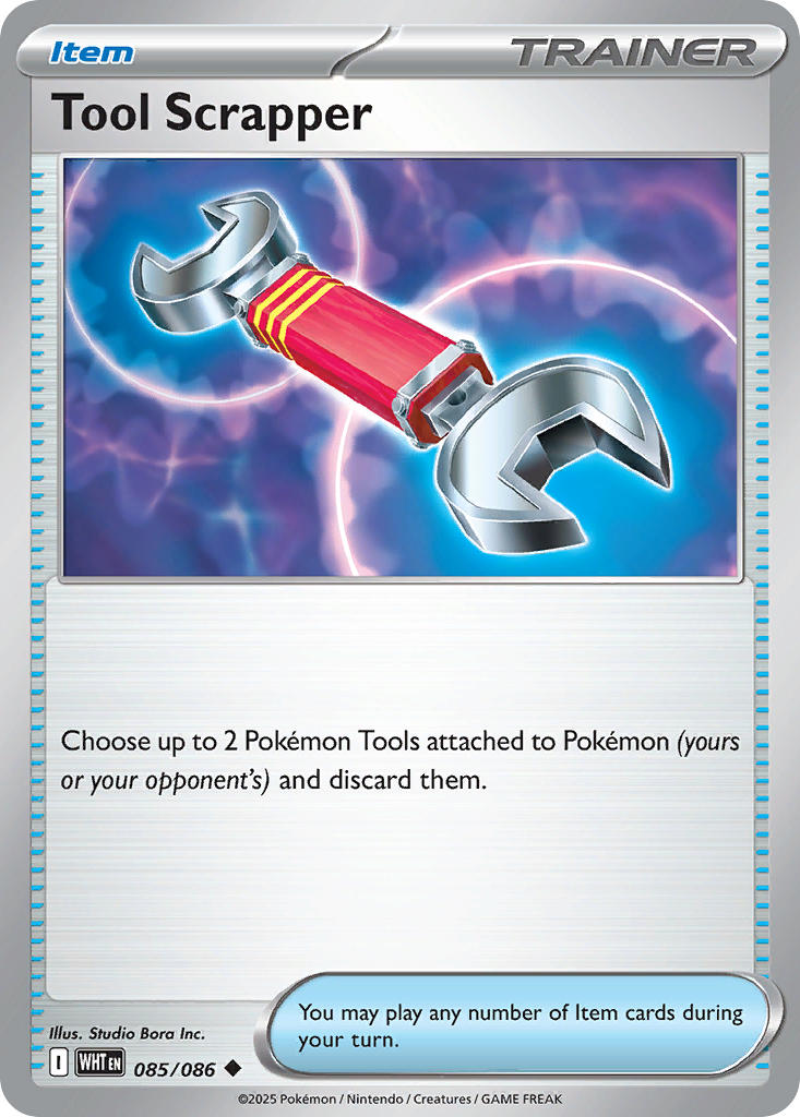 Tool Scrapper⁣ - White Flare⁣ (Uncommon)⁣ [085] English / Near Mint / Normal