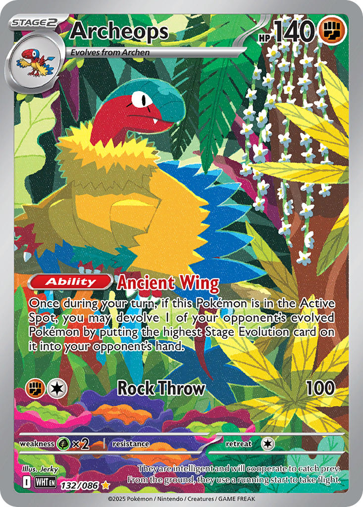 Archeops⁣ - White Flare⁣ (Illustration Rare)⁣ [132] English / Near Mint / Normal