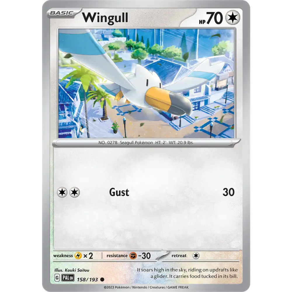Wingull - 158/193 - Enkeltkort