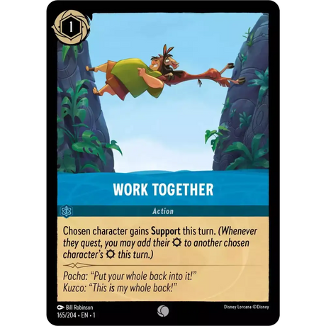 Work Together (Common) - 165/204 - Disney Lorcana Singles