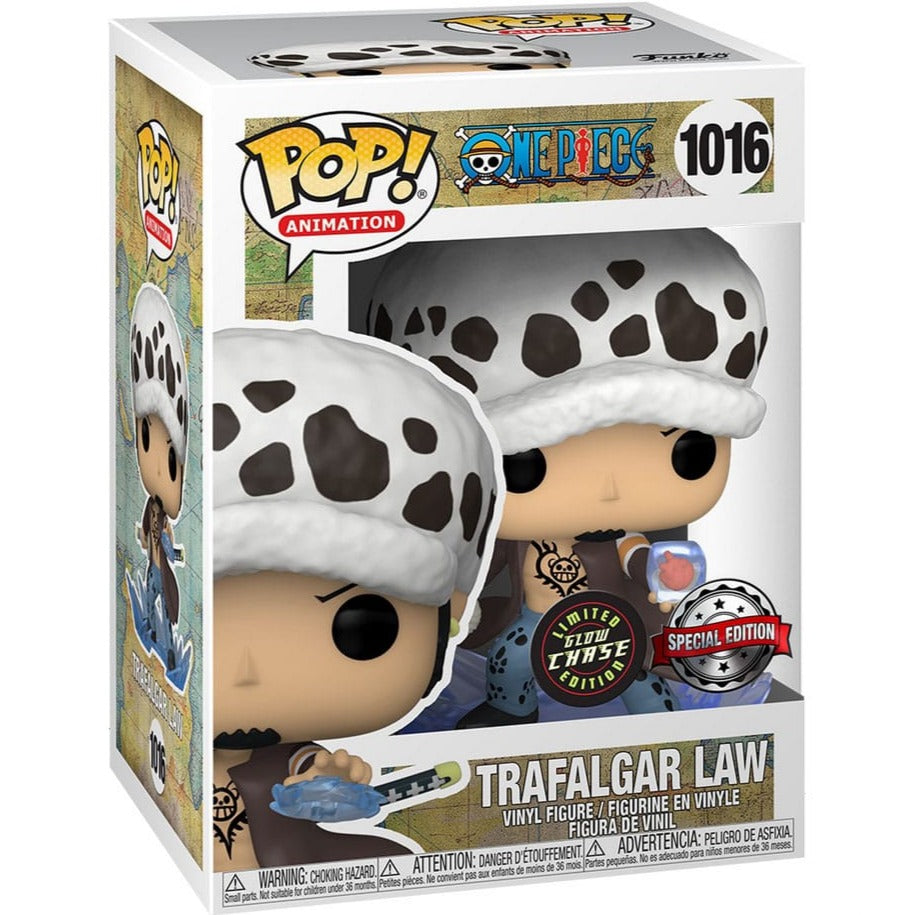 Funko POP! - One Piece: Trafalgar Law (Glows in the Dark - Chase!) #1016