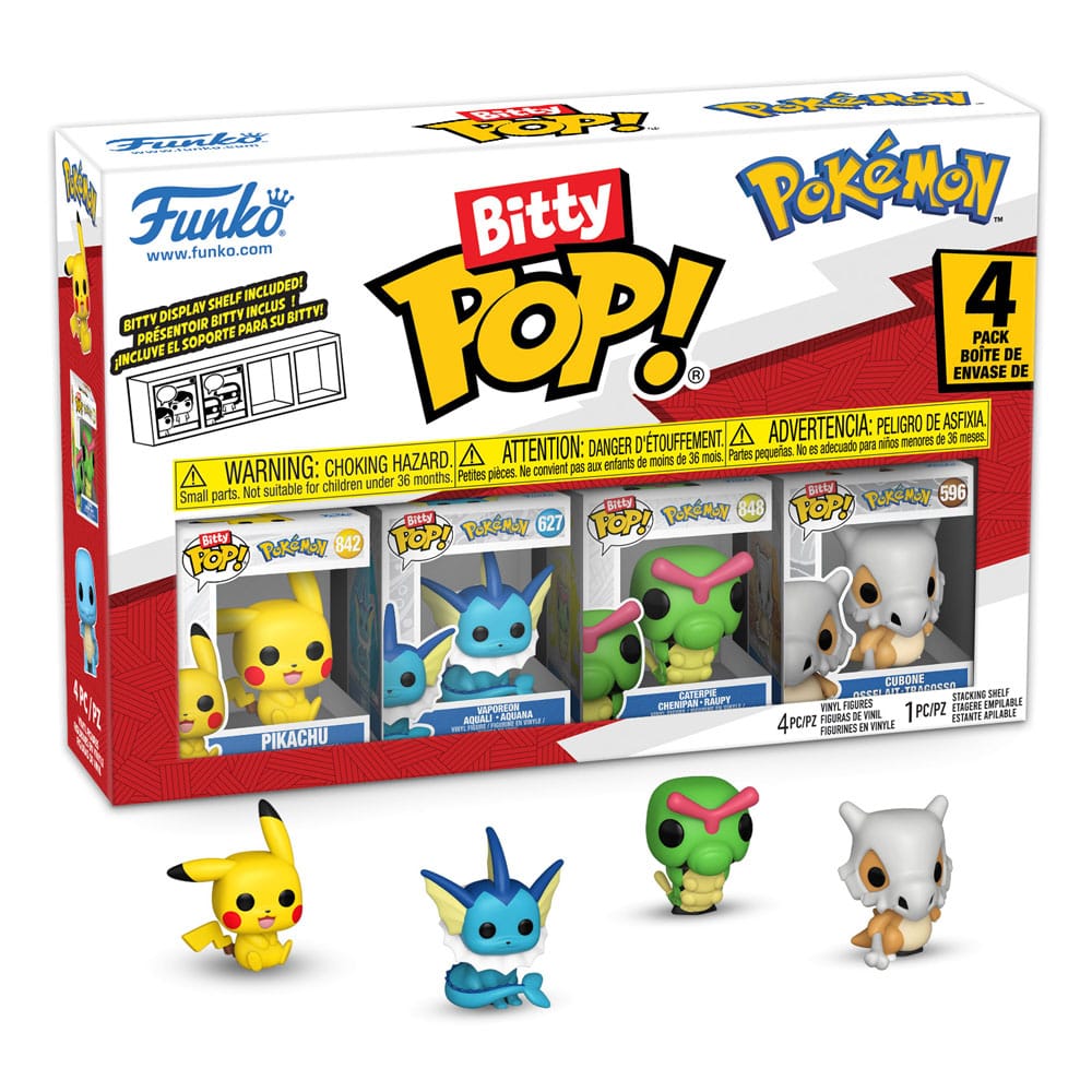 Funko Bitty POP! Pokemon Pikachu 4-Pack Figur