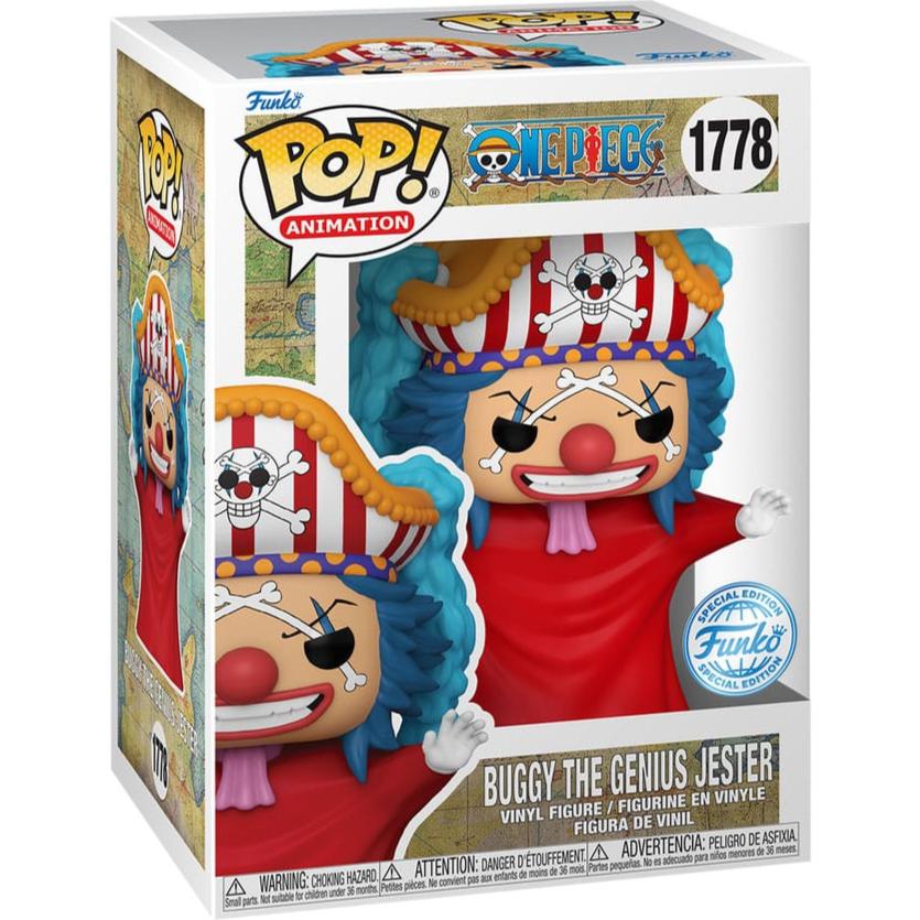Funko POP! - One Piece: Buggy The Genius Jester #1778 (Special Edition) Figur