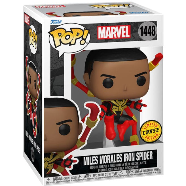 Funko POP! - Marvel: Morales Iron Spider-Man #1448 (Chase) Figur