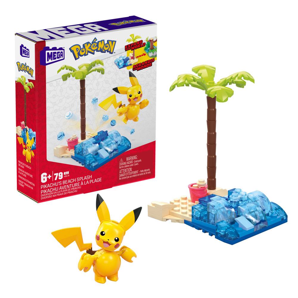 Mega Construx: Pokémon - Pikachu's Beach Splash - Construction Set