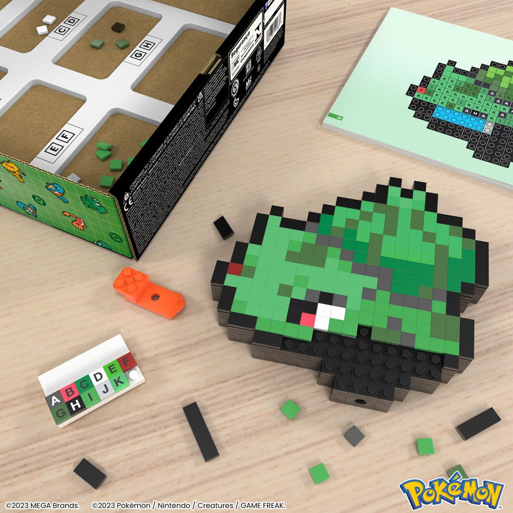 Mega Construx: Pokémon - Bulbasaur Pixel Art - Construction Set