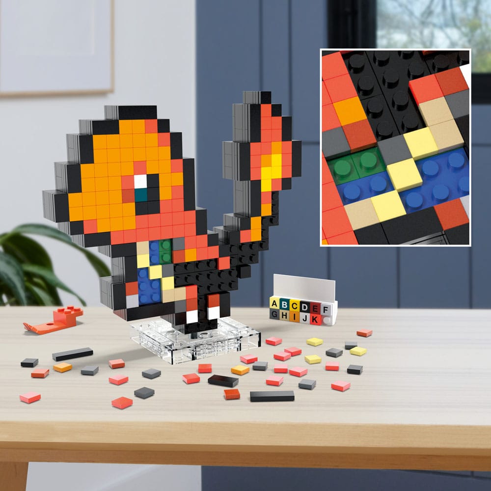 Mega Construx: Pokémon - Charmander Pixel Art - Construction Set