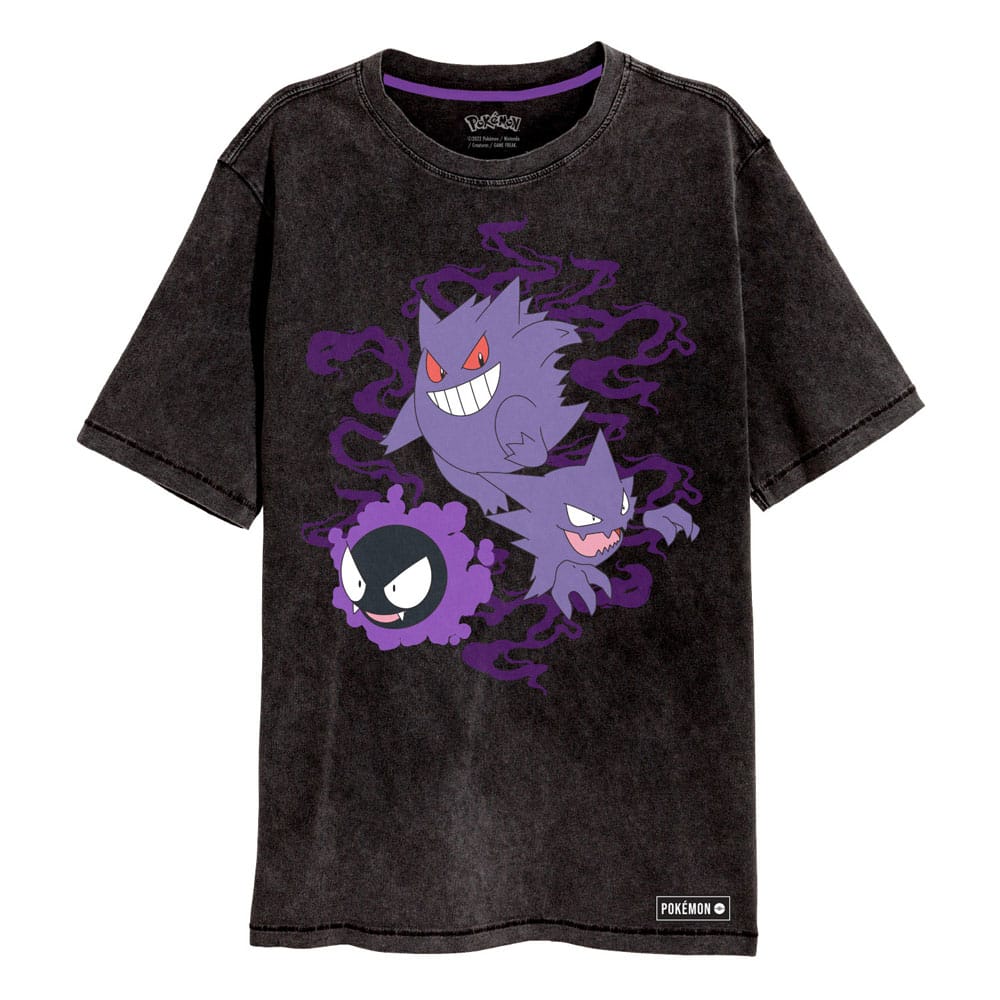 Pokémon T-Shirt: Ghosts (Gastly, Haunter, Gengar)