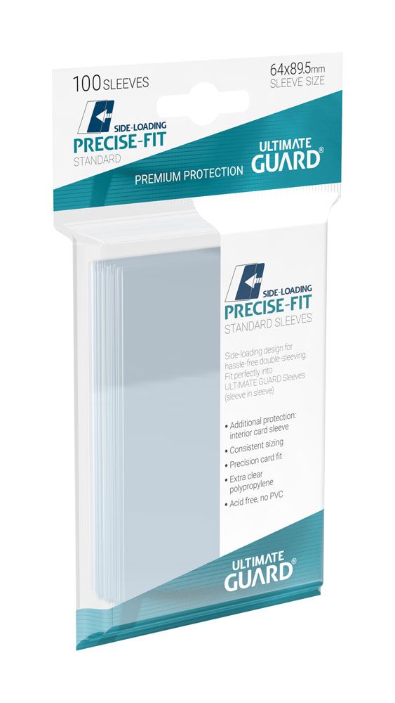 Ultimate Guard: Precise-Fit Side-Loading Sleeves (100 stk.) - Standard Size