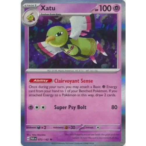 Xatu - Holo - 072/182 - Enkeltkort