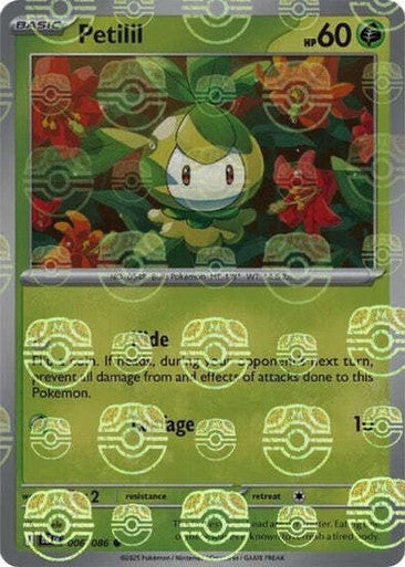 Petilil⁣ - Black Bolt: Master Ball Foil (Common)⁣ [006] English / Near Mint / Reverse-Holo Normal