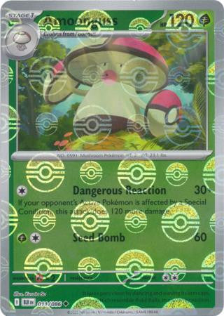 Amoonguss⁣ - Black Bolt: Poké Ball Foil (Uncommon)⁣ [011] English / Near Mint / Reverse-Holo Normal