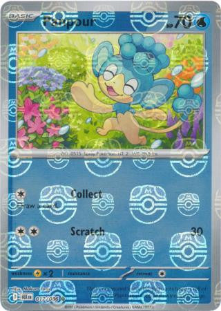 Panpour⁣ - Black Bolt: Master Ball Foil (Common)⁣ [017] English / Near Mint / Reverse-Holo Normal