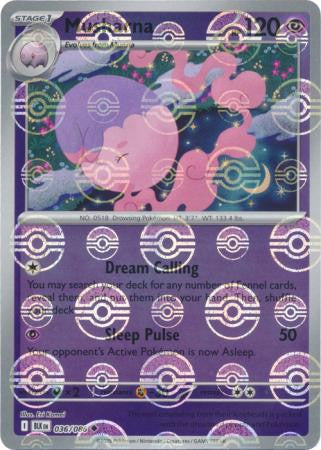 Musharna - Black Bolt: Poké Ball Foil (Uncommon) [036] Kortspil
