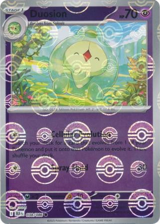 Duosion⁣ - Black Bolt: Poké Ball Foil (Common)⁣ [038] English / Near Mint / Reverse-Holo Normal