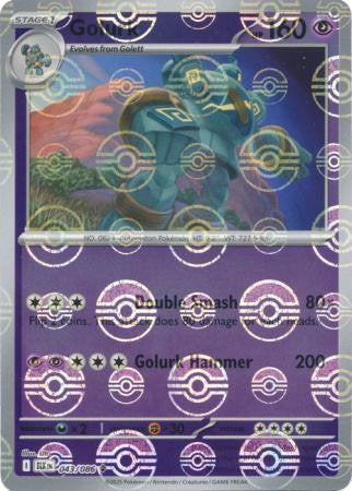 Golurk⁣ - Black Bolt: Poké Ball Foil (Uncommon)⁣ [043] English / Near Mint / Reverse-Holo Normal