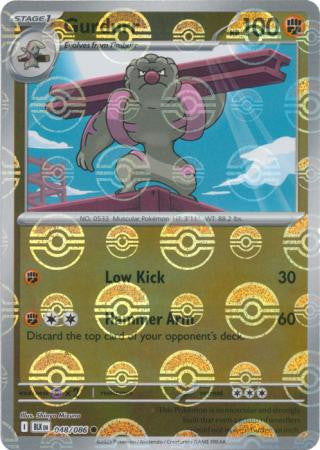 Gurdurr⁣ - Black Bolt: Poké Ball Foil (Common)⁣ [048] English / Near Mint / Reverse-Holo Normal