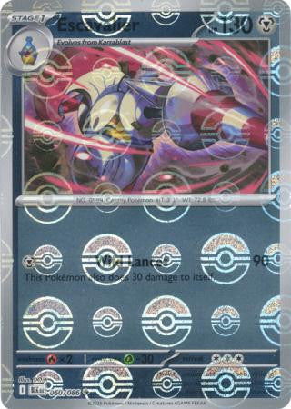 Escavalier⁣ - Black Bolt: Poké Ball Foil (Uncommon)⁣ [060] English / Near Mint / Reverse-Holo Normal