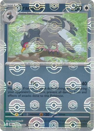 Tranquill⁣ - Black Bolt: Poké Ball Foil (Common)⁣ [072] English / Near Mint / Reverse-Holo Normal