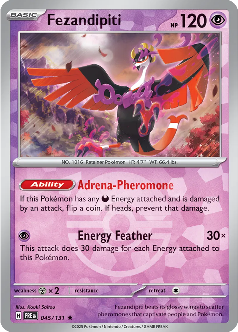 Fezandipiti - Prismatic Evolutions: Poké Ball Foil (Rare) [045] Kortspil
