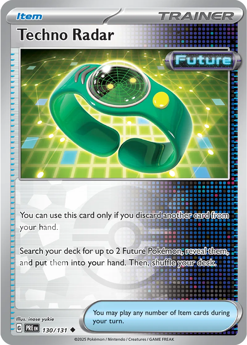 Techno Radar - Prismatic Evolutions: Poké Ball Foil (Uncommon) [130] Kortspil