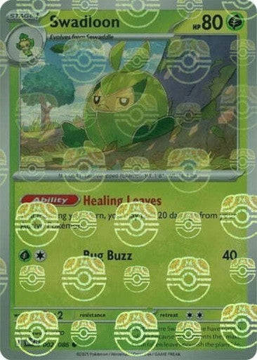 Swadloon⁣ - White Flare: Additionals⁣ (Common)⁣ [002] English / Near Mint / Reverse-Holo Normal