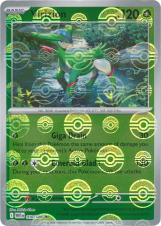 Virizion⁣ - White Flare: Poké Ball Foil⁣ (Rare)⁣ [010] English / Near Mint / Reverse-Holo Normal