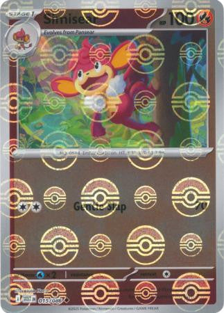 Simisear - White Flare: Poké Ball Foil (Uncommon) [015] Kortspil