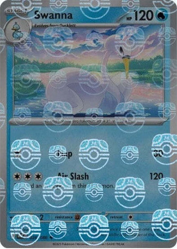 Swanna⁣ - White Flare: Additionals⁣ (Uncommon)⁣ [026] English / Near Mint / Reverse-Holo Normal