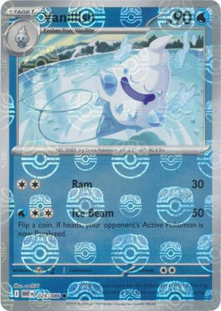 Vanillish⁣ - White Flare: Additionals⁣ (Common)⁣ [028] English / Near Mint / Reverse-Holo Normal