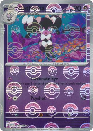 Gothorita⁣ - White Flare: Poké Ball Foil⁣ (Common)⁣ [042] English / Near Mint / Reverse-Holo Normal