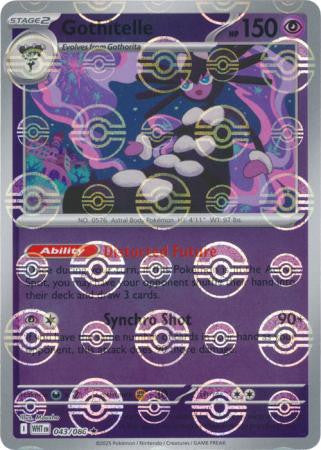 Gothitelle⁣ - White Flare: Poké Ball Foil⁣ (Rare)⁣ [043] English / Near Mint / Reverse-Holo Normal