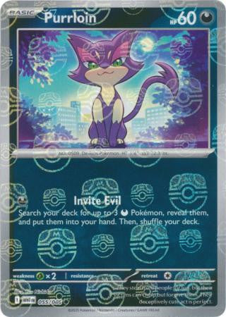 Purrloin⁣ - White Flare: Additionals⁣ (Common)⁣ [055] English / Near Mint / Reverse-Holo Normal