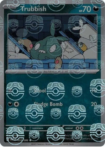 Trubbish⁣ - White Flare: Additionals⁣ (Common)⁣ [059] English / Near Mint / Reverse-Holo Normal