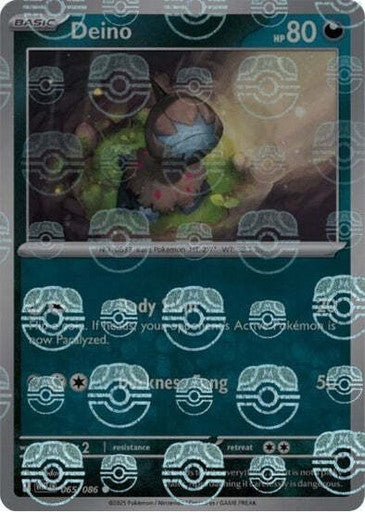 Deino⁣ - White Flare: Additionals⁣ (Common)⁣ [065] English / Near Mint / Reverse-Holo Normal